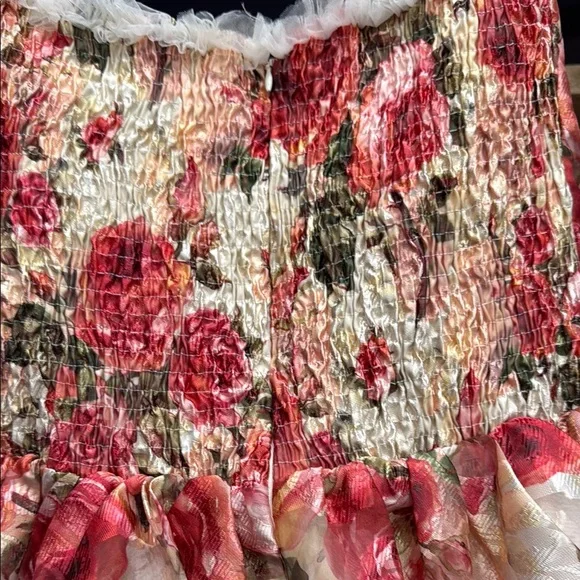 AKIRA KEEP DREAMING WOMANS MINI DRESS XL Dress with Red and Cream Accents - Picture 11 of 17